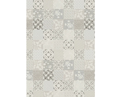 Fliesenmuster mit verschiedenen Grau- und Beigetönen