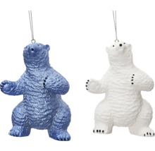 Zwei Bärenfiguren zum Aufhängen, Dekoration