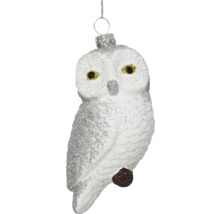 Schneeeule Christbaumschmuck zum Aufhängen