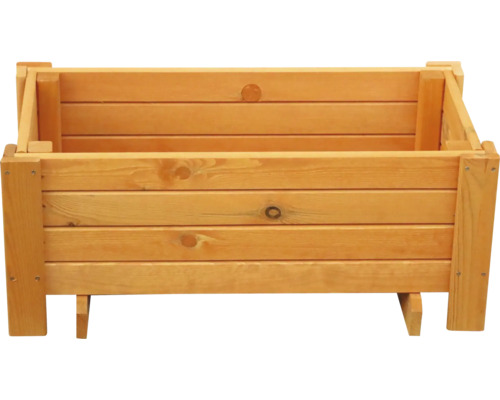 Blumenkasten „Romantica“ aus Holz 34 x 38 x 78 cm honigfarben