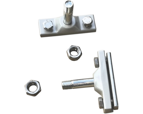 Erdungsklemme mit Schrauben und Muttern