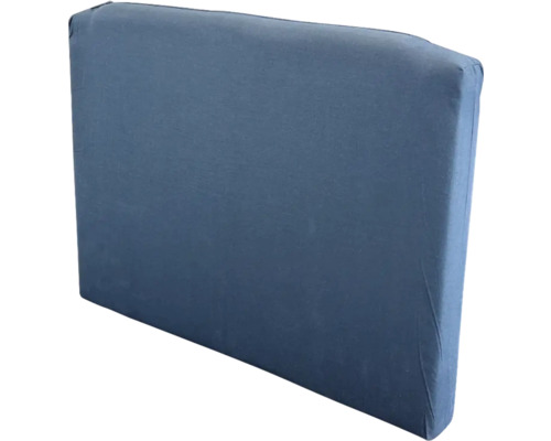 Sitzkissen 52 x 40 x 5 cm Baumwolle blau waschbar