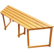 Holzbank für den Außenbereich