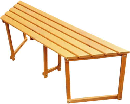 Holzbank für den Außenbereich