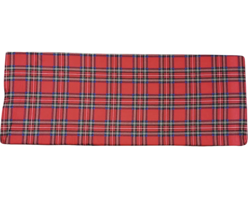 Rot karierte Tischdecke