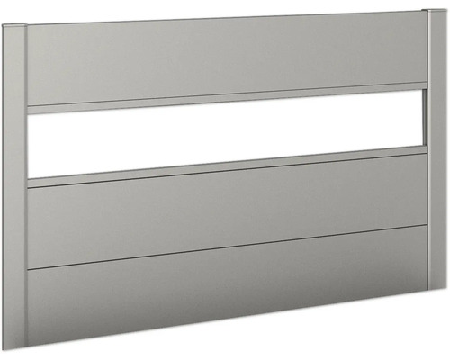 Sichtschutz Biohort für Belvedere 1 Stück mit Acryleinsatz Gr.150 quarzgrau-metallic Sichtschutzelement mit Lamellen aus Aluminium
