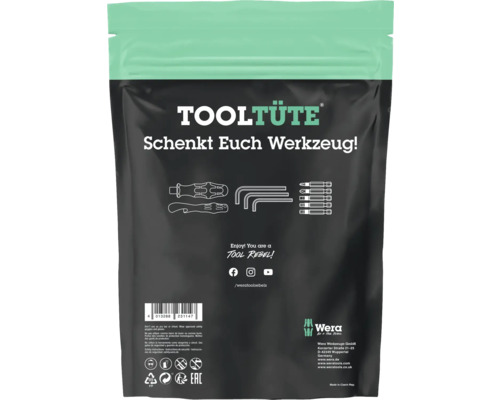 Tooltüte Werkzeugset in Verpackung