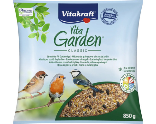 Verpackung mit Vitakraft Vita Garden Vogelfutter Classic, geeignet für Gartenvögel