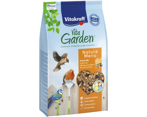 Vitakraft Vita Garden Premium Vogelfutter Nature Menu Protein Mix Packung