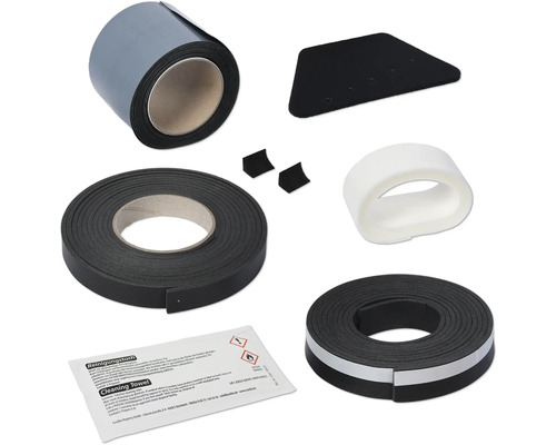 Abdichtungs-Set Schulte H1 für Duschwannen D5651 Zubehörset mit Klebeband, Rakel, Reinigungstuch und Montagehilfen
