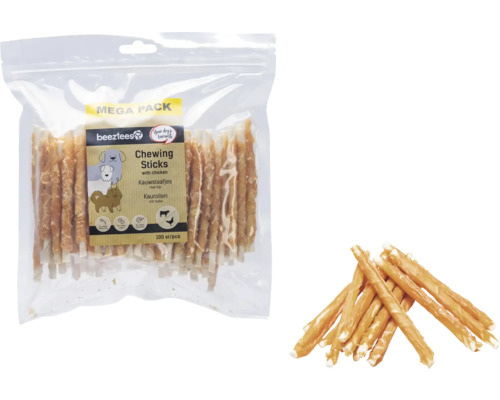 Beutel Hunde-Kaustreifen mit Huhn, Megapackung