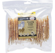 Beutel mit Hundekaustreifen mit Hühnchen Geschmack