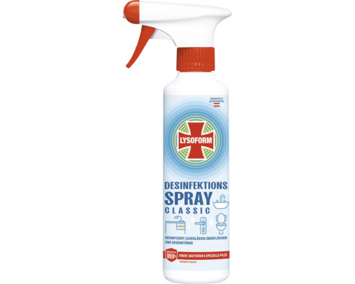 Desinfektionsmittel Lysoform 350ml, anwendungsfertig Lysol Desinfektionsspray zur Flächendesinfektion