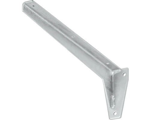 L-Profil-Konsole B 53 x H 100 x T 330 mm verzinkt Regalwinkel aus Metall mit Befestigungslöchern