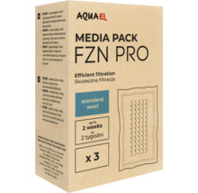 Aquael Media Pack FZN Pro Filtermedien für Aquarien, Packung mit drei Stück