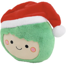 Weihnachtself Kissen mit roter Mütze