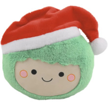 Weihnachtself Plüschtier mit Mütze