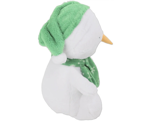 Plüsch Schneemann mit Mütze und Schal