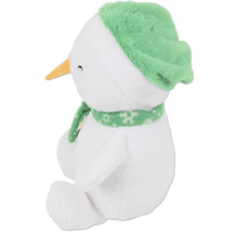 Plüsch Schneemann mit Mütze und Schal