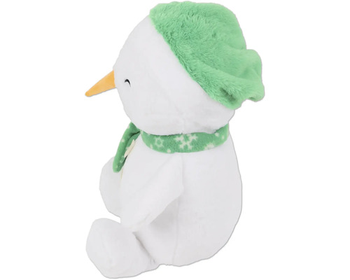 Plüsch Schneemann mit Mütze und Schal