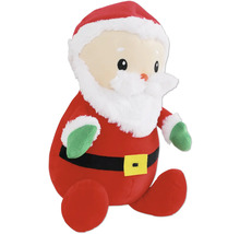 Plüschfigur Weihnachtsmann mit roter Mütze und Anzug