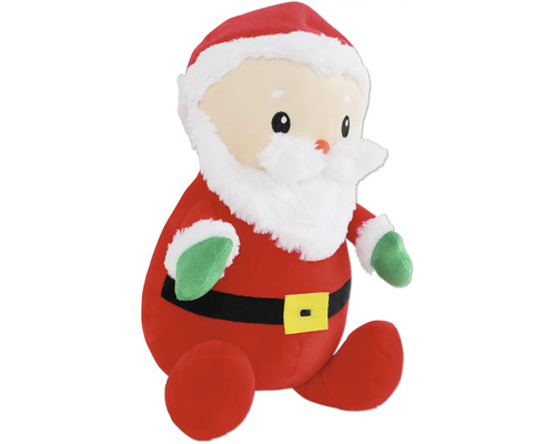Plüschfigur Weihnachtsmann mit roter Mütze und Anzug