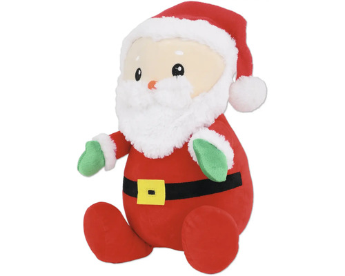Plüschfigur Weihnachtsmann zum Kuscheln
