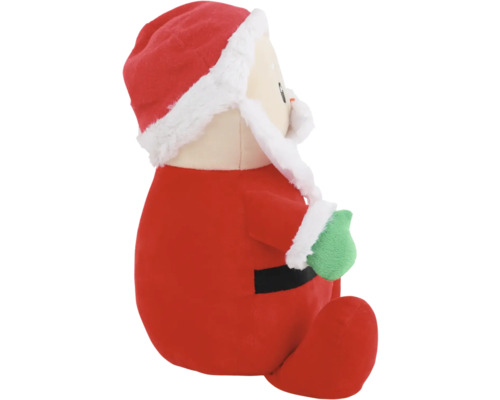 Plüsch Santa Claus Figur im Seitenprofil