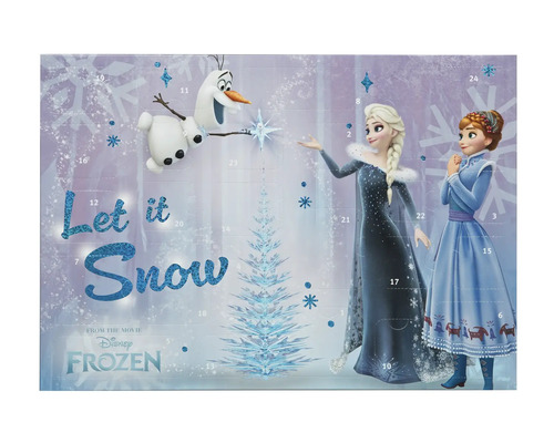 Adventskalender mit Figuren aus dem Film Die Eiskönigin