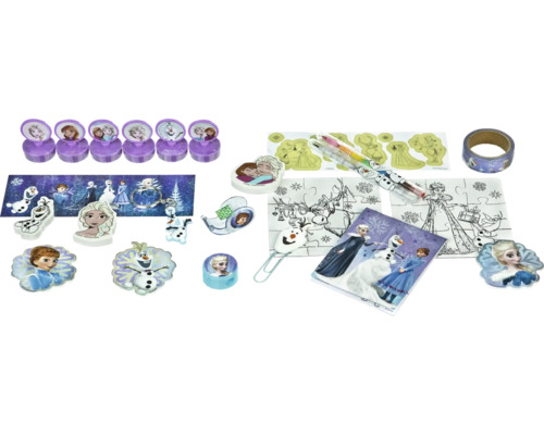 Schreibwarenset mit Motiven aus dem Film Die Eiskönigin.