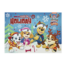 Paw Patrol Adventskalender mit den Charakteren Marshall, Skye, Chase und Rubble