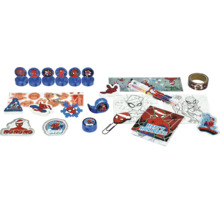 Spiderman Schreibwaren Set mit Stempeln, Aufklebern, Stiften und Notizblöcken