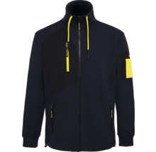 Blaue Arbeitsjacke mit Reißverschluss