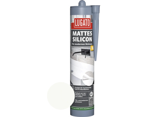 Lugato Mattes Silikon weiß 310 ml