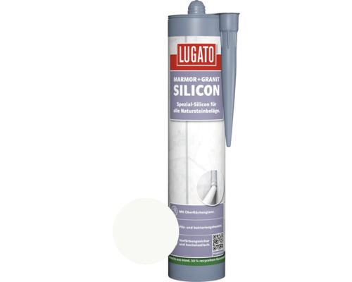 Lugato Spezial-Silikon Marmor + Granit weiss 310 ml Lugato Spezial-Silikon Marmor + Granit weiss 310 ml