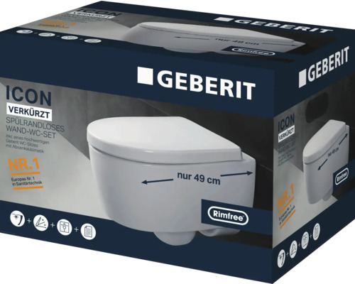 Geberit Icon Wand WC Set Verpackung