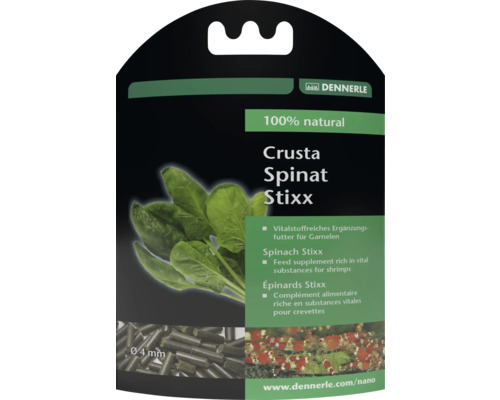 Dennerle Nano Crusta Spinat Stixx 30 g