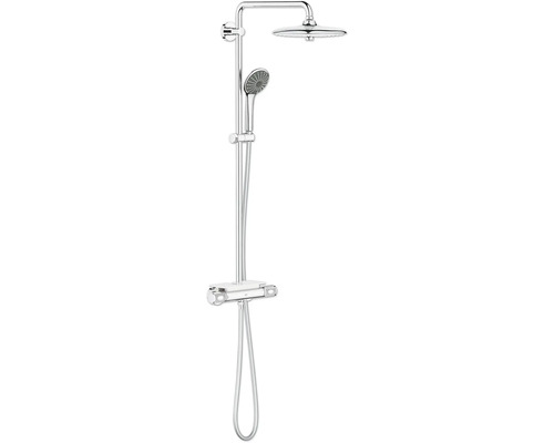 Duschsäule Grohe Vitalio Joy System mit Thermostat wassersparend 26403002 chrom Duschsystem mit Kopfbrause und Handbrause