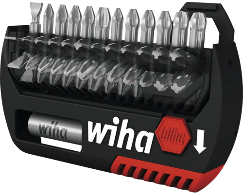 Wiha Bit-Set mit verschiedenen Schrauberbits in Halterung