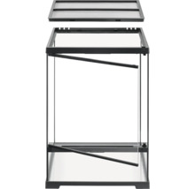 Terrarium mit Glas und Belüftungssystem