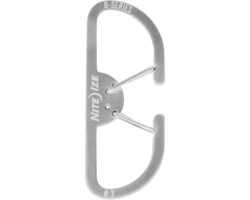 Nite Ize B-Series Karabiner Größe 3 aus Edelstahl