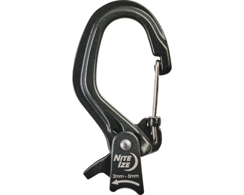Nite Ize Karabiner mit Drahtverschluss und Spannhebel