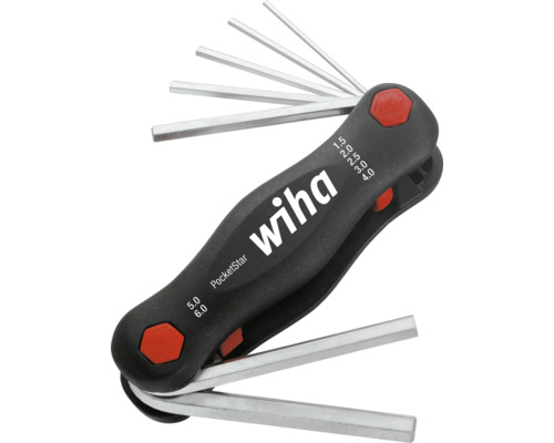 Wiha Innensechskant-Stiftschlüssel-Satz mit Klappmechanismus