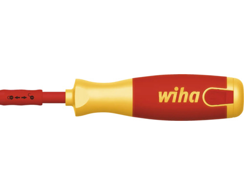 Wiha Logo auf einem Schraubendrehergriff