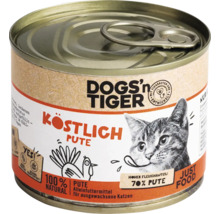Dogs''n Tiger Katzenfutter mit Pute in einer Dose