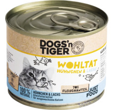 Dose Dogs''n Tiger Katzenfutter Huhn und Lachs