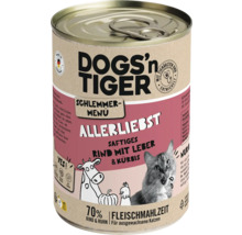 DOGS''n TIGER Katzenfutter Schlemmer-Menü Allerliebst mit Rind, Leber und Kürbis in Dose