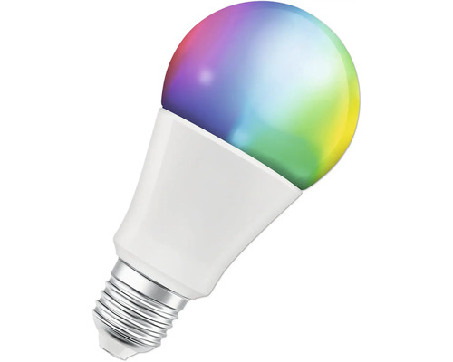 LED-Lampe mit E27-Fassung und Farbwechsel