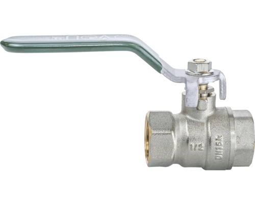 Absperrventil aus Metall mit Hebel