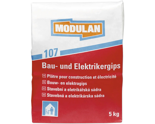 MODULAN 107 Bau- und Elektrikergips weiß 5 kg